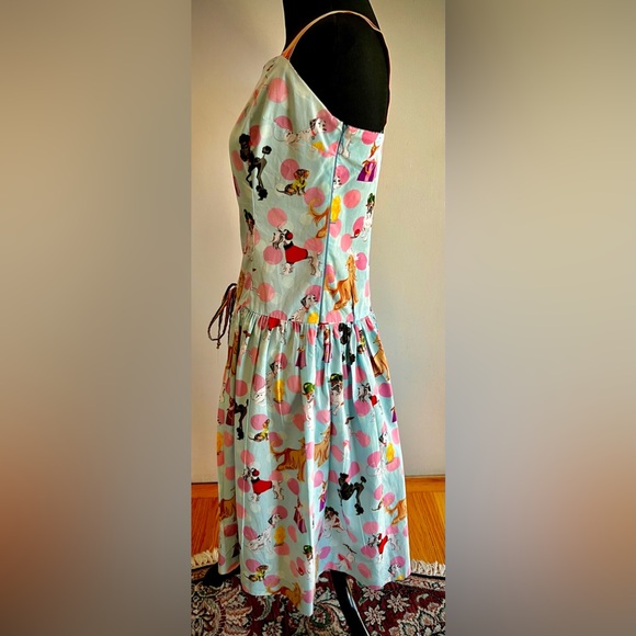 Cute Dress-Small-Designed w/dogs for animal lovers-Cleaned & Pressed-Vintage - Picture 4 of 15